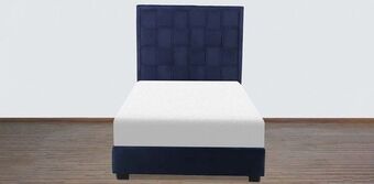 Muebles Dico Cama matrimonial logan azul oferta