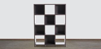 Muebles Dico Módulo 12 nichos maxima chocolate oferta