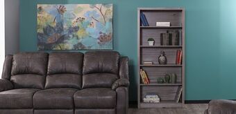 Muebles Dico Librero maxima 5 repisas gris oferta