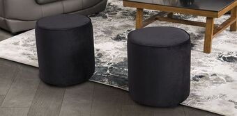 Muebles Dico Taburete redondo noah negro oferta
