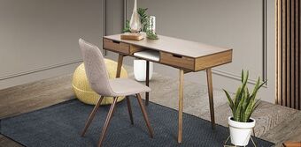 Muebles Dico Escritorio master brunei nogal oferta