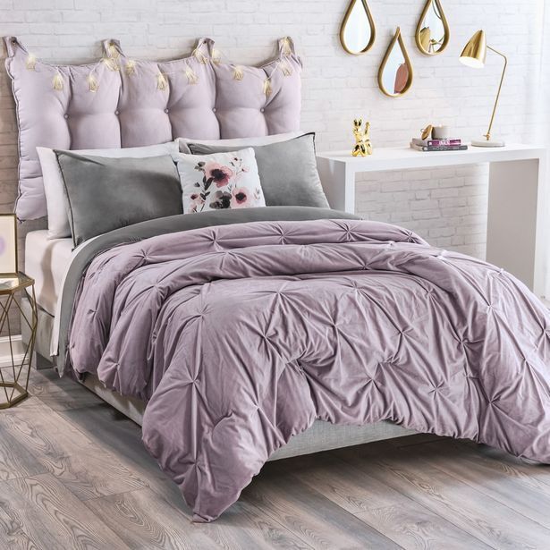 Muebles Dico Edredón 2 vistas king size lilac morado oferta