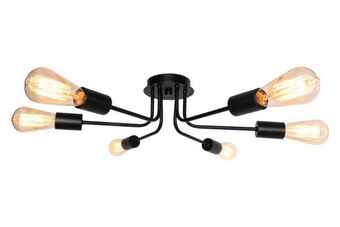 Muebles Dico Lámpara de techo suli negro oferta