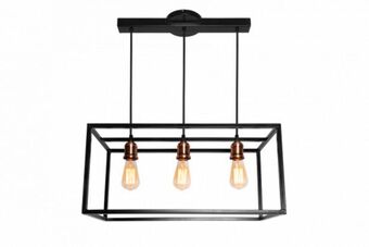 Muebles Dico Lámpara de techo mirt negro oferta
