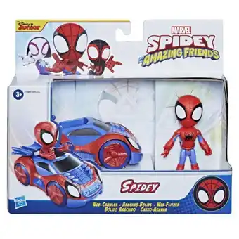Juguetibici Spidey amazing friends - spidey con coche arácnido f1940 oferta