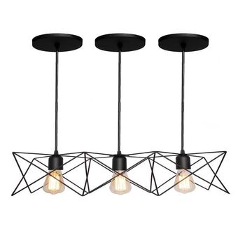 Muebles Dico Lámpara de techo seúl metal negro oferta