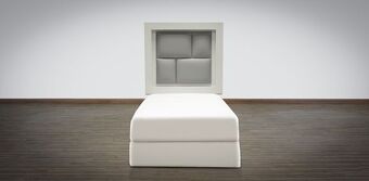 Muebles Dico Cabecera individual braham gris oferta