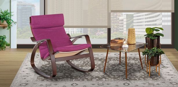 Muebles Dico Mecedora yenue morado oferta