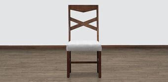 Muebles Dico Silla capitonada mika nogal oferta