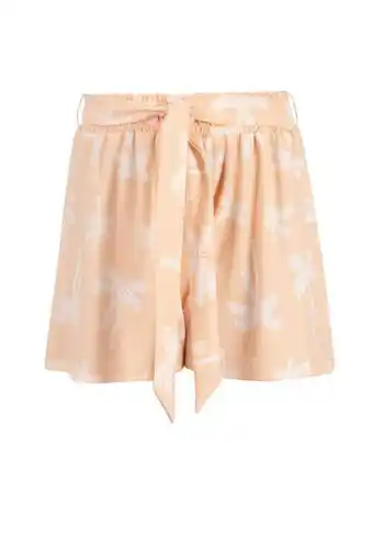 Short con estampado de palmeras