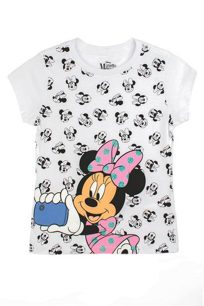 Santory Playera full print minnie para niña oferta