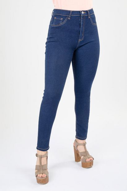 Santory Jeans básico tiro medio oferta
