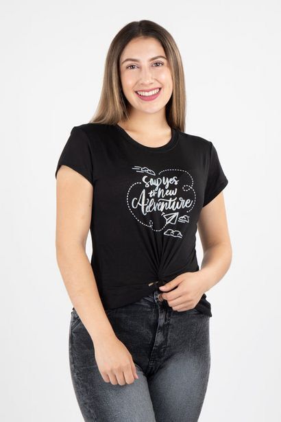 Santory Playera con estampado oferta