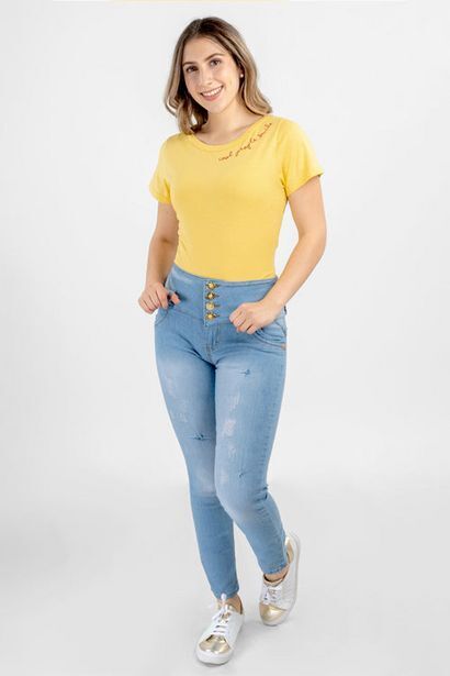 Santory Jeans con ligera destrucción oferta
