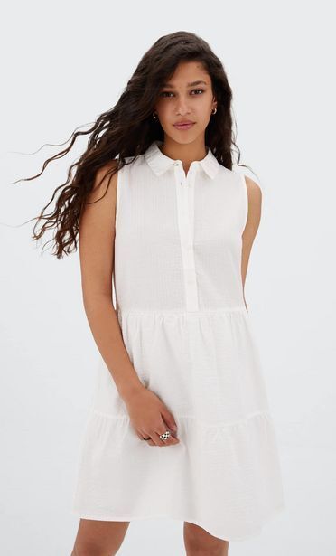 Stradivarius Vestido corto camisero oferta