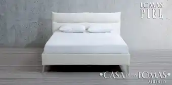 Casa de las Lomas Cama queen size jhonstown pure white oferta