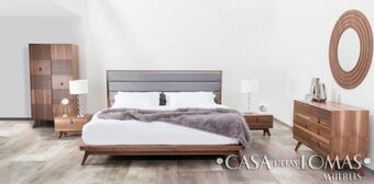 Casa de las Lomas Recámara king size allegra traviso steel oferta