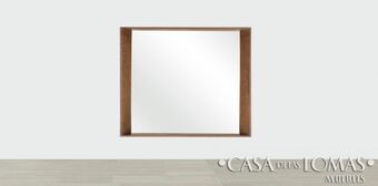 Casa de las Lomas Marco con espejo keyser nogal oferta