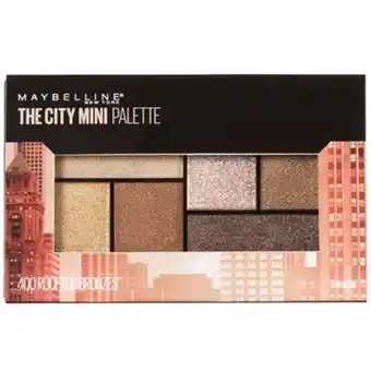 Paleta de sombras maybellinethe city mini 400 rooftop bronzes 4 g