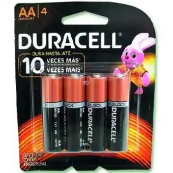 Duracell aa c/4 pilas