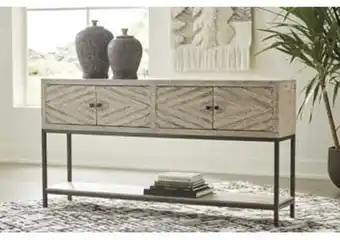 Ashley Furniture Mesa de sofá/consola roanley oferta