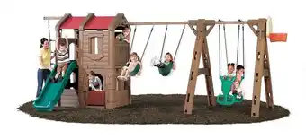 City Toys Centro de juego con columpios y resbaladilla oferta