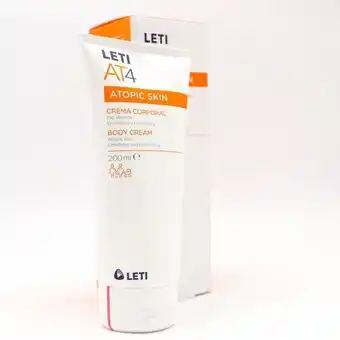 Leti at4 crema corporal para piel atópica con 200 ml