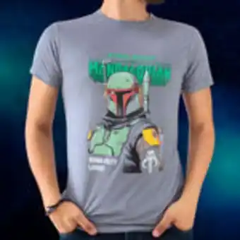 Waldos Playera básica con estampado de star wars para caballero oferta