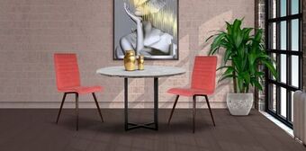 Muebles Dico Comedor redondo mila y sillas siena oferta