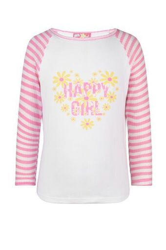 Santory Playera manga larga a rayas para niña oferta