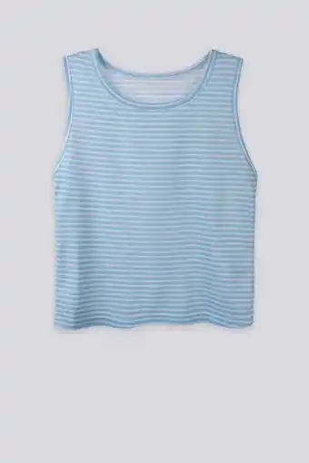 Playera sin mangas a rayas