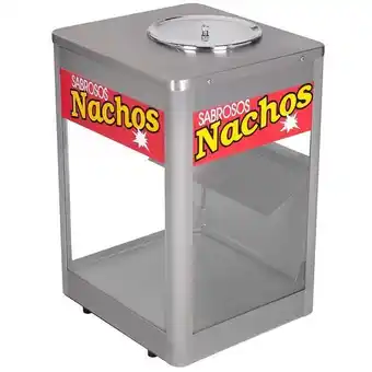 Exhibidor de nachos acero inoxidable international negocio