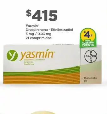 Yasmin / drospirenona- etinilestradiol 3mg/0.03mg 21comp