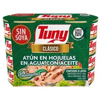 Sam's Club Atún en aceite tuny clásico 8 pzas de 140 g c/u oferta