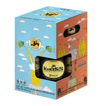 Sam's Club Cerveza cream stout kross pack 4 pzas de 330 ml c/u oferta
