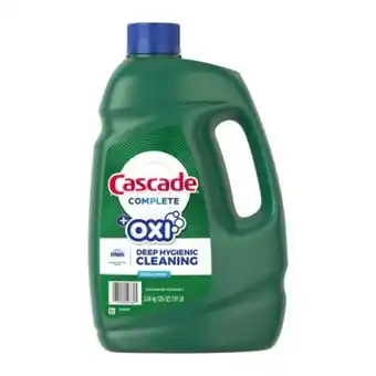 Detergente en gel para lavavajillas cascade complete oxy 3.54 kg