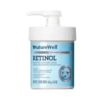 Crema hidratante naturewell con retinol 454 g