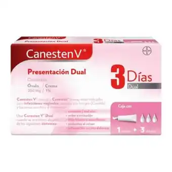 Óvulos bayer canesten v presentación dual