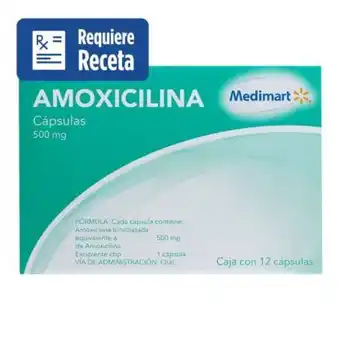 Sam's Club Amoxicilina medimart 500 mg 12 cápsulas oferta