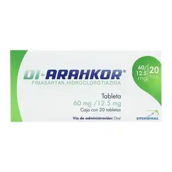 Sam's Club Di-arahkor 60 mg/ 12.5 mg 20 tabletas oferta