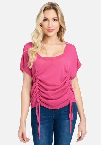 Bebe Double draw string top oferta
