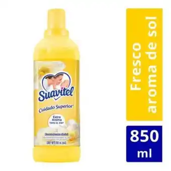 Suavizante de telas suavitel cuidado superior fresco aroma sol 850ml