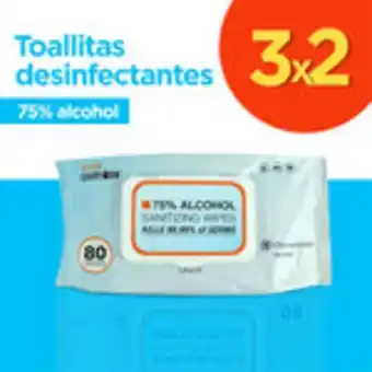 Waldos ¡3x2! toallitas desinfectantes 75% alcohol oferta