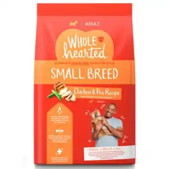 Petco Wholehearted libre de granos alimento natural para perro adulto raza pequeña receta pollo y chícharo, 6 kg oferta