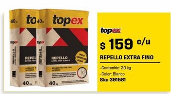 Sodimac Homecenter Repello extra fino 20 kg blanco oferta