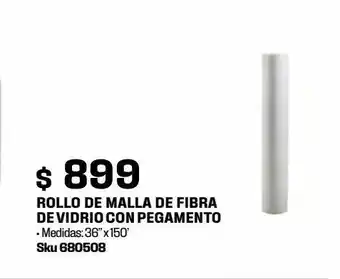 Rollo de malla de fibra de vidrio 60 gr