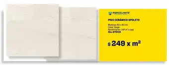 Sodimac Homecenter Piso 60x60 spoleto bte hueso 1.44 oferta