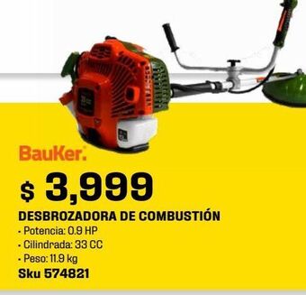 Sodimac Homecenter Desbrozadora de combustión 33cc oferta