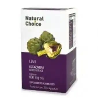 GNC Natural choice levii alcachofa - 30 cápsulas oferta