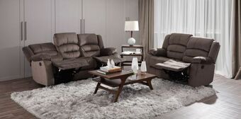 Muebles Dico Sala reclinable beraldi chocolate oferta